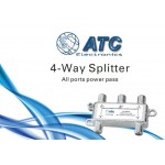 ATC 4-Way Splitter TV/SAT 4 ΕΞΟΔ. 5-2400Mhz